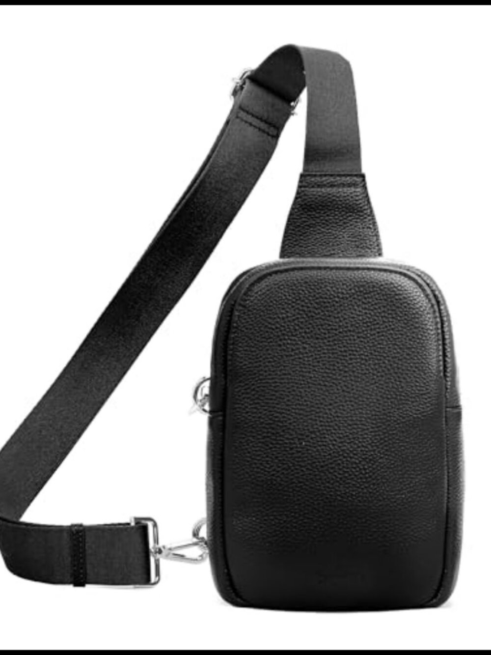 Genuine Leather Anti Theft Crossbody Sling Bag Small RFID Travel Purse